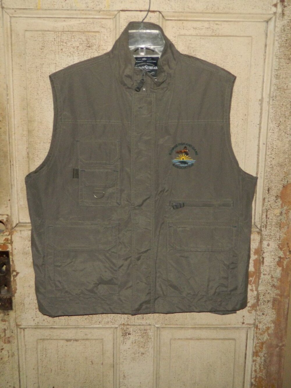 Field & Stream Hunt Fish Sleeveless Vest LOGO Sz XL (N-35)